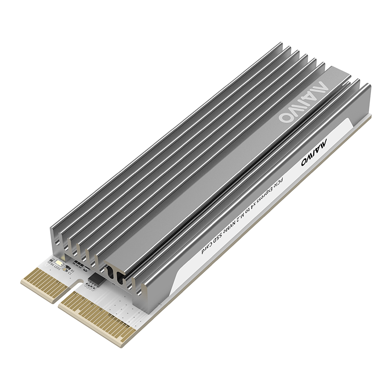麦沃nvme硬盘转接卡PCIE X1 m.2满速扩展SSD固态台式加速卡KT060A - 图0