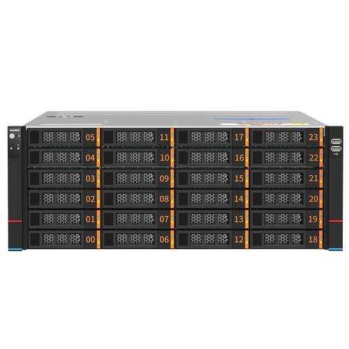 麦沃24电源磁盘存储HP兼容雷电3传输40可出ps传输带宽服务器外接剪辑影音专用存储控制器柜K24TG12 - 图0