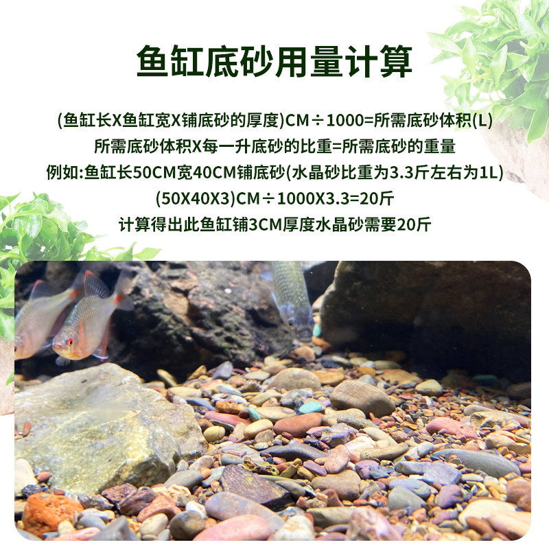 原生鱼龟缸沙子溪流沙鱼缸底砂造景水族箱装饰雷龙鱼草缸天然石头,淘宝优惠券,粉丝福利购,淘宝优惠卷