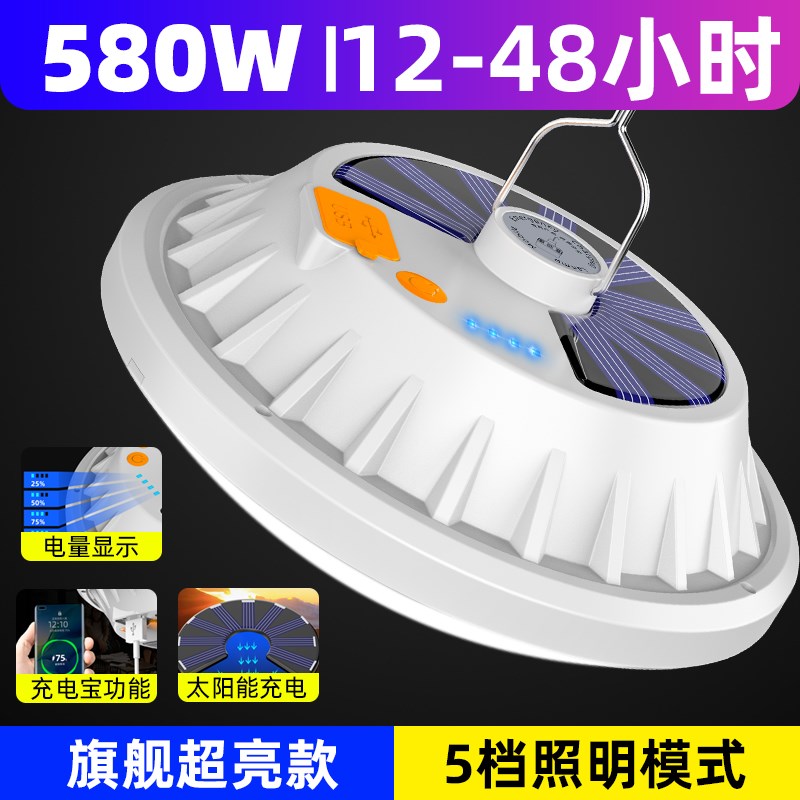 充电式夜市摆摊超亮地摊专用led灯超长续航家用户外应急照明灯泡 - 图0