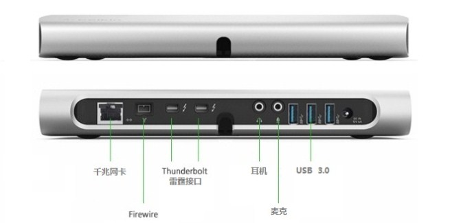 贝尔金Thunderbolt2火线800雷电2/3 Macbookpad扩展坞千兆4K底座 - 图3