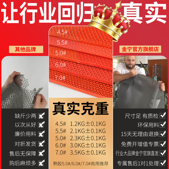 Non-slip floor mat bathroom swimming pool toilet kitchen PVC