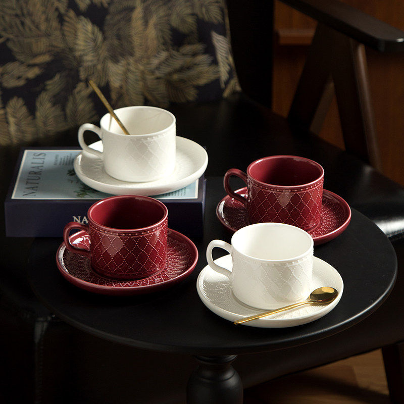 高级感陶瓷咖啡杯套装家用情侣喝水杯高档送闺蜜新婚生日实用杯具,淘宝优惠券,粉丝福利购,淘宝优惠卷