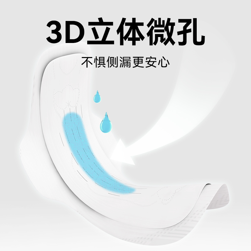 纳可0绒毛浆卫生巾日夜用组合装女生棉柔护垫姨妈迷你巾官方正品