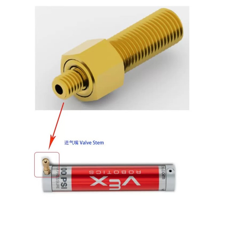 代替VEX机器人V5新气动套装配件气缸气管接头气管电磁阀电磁阀线 - 图3