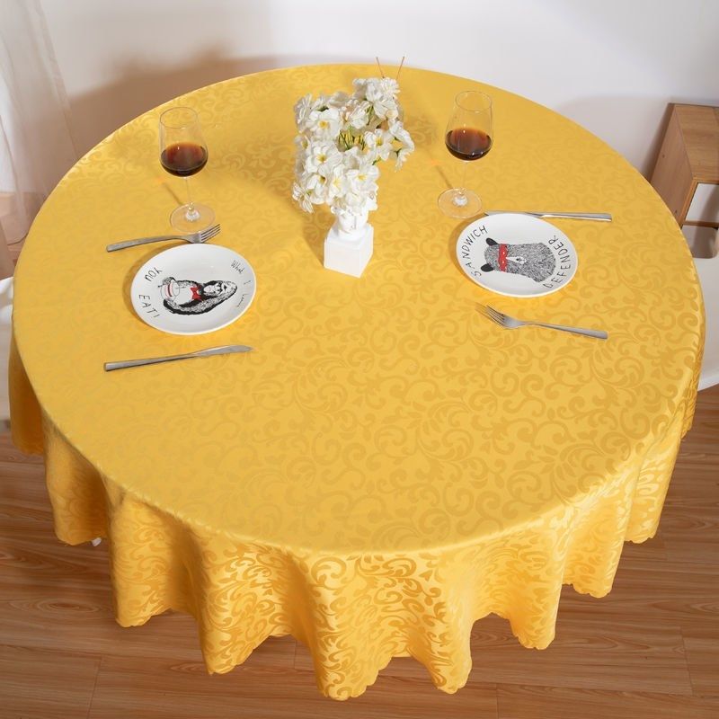 桌布防水防油防烫免洗节日婚庆红色圆形餐桌布家用饭酒店台布加厚,淘宝优惠券,粉丝福利购,淘宝优惠卷
