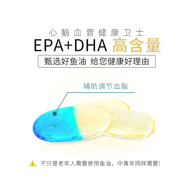 星鲨深海鱼油深海鱼中老年软胶囊 星鲨鱼油/深海鱼油