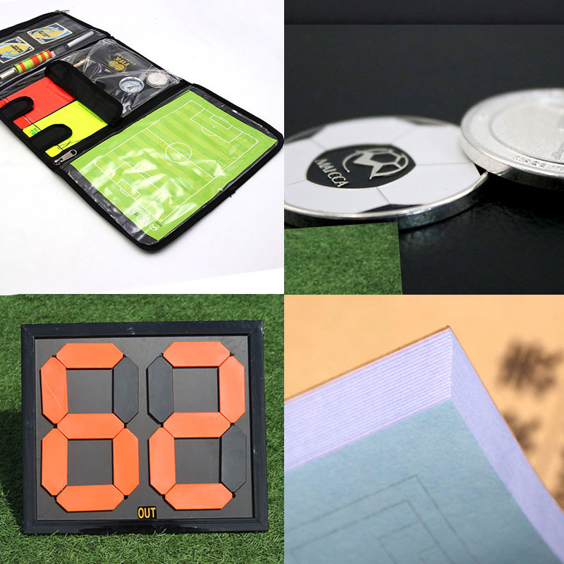 裁判比赛用品红黄牌口哨记分牌裁判包巡边旗换人牌气压表挑边器 - 图2