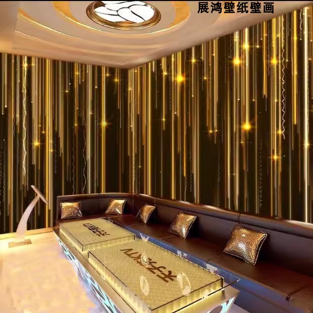 ktv酒吧背景墙纸酒店3d发光线条壁画音乐烧烤店铺包厢网红壁纸,淘宝优惠券,粉丝福利购,淘宝优惠卷