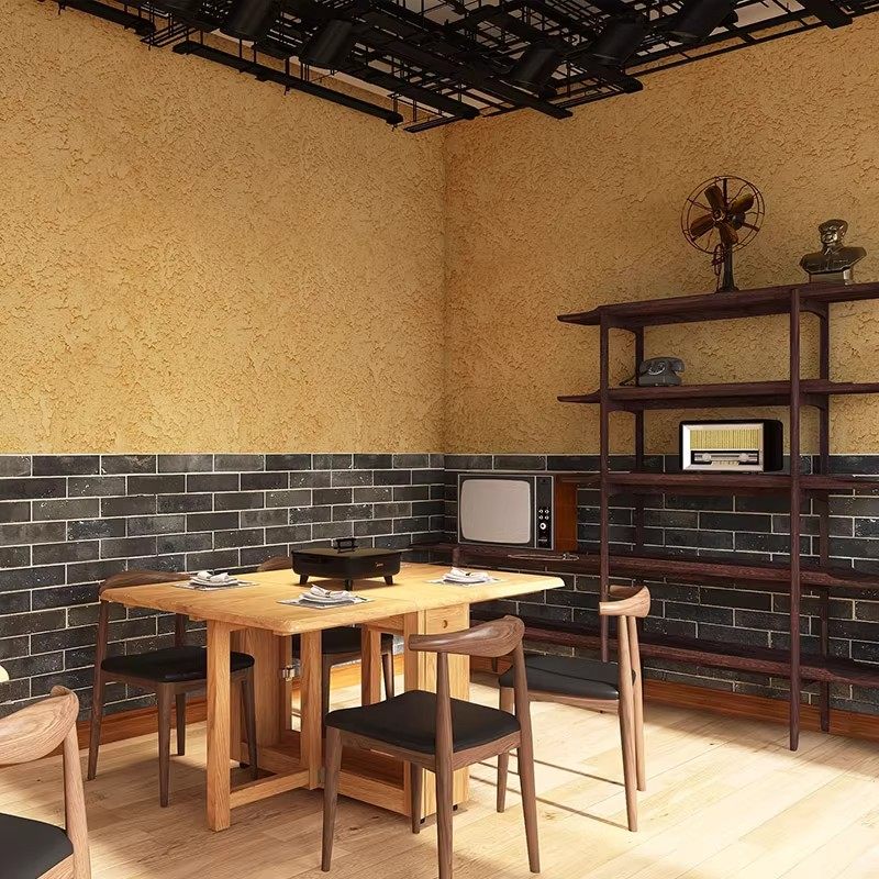 复古怀旧仿农村土墙壁纸中式餐厅火锅饭店包厢装修墙纸工业风壁画,淘宝优惠券,粉丝福利购,淘宝优惠卷