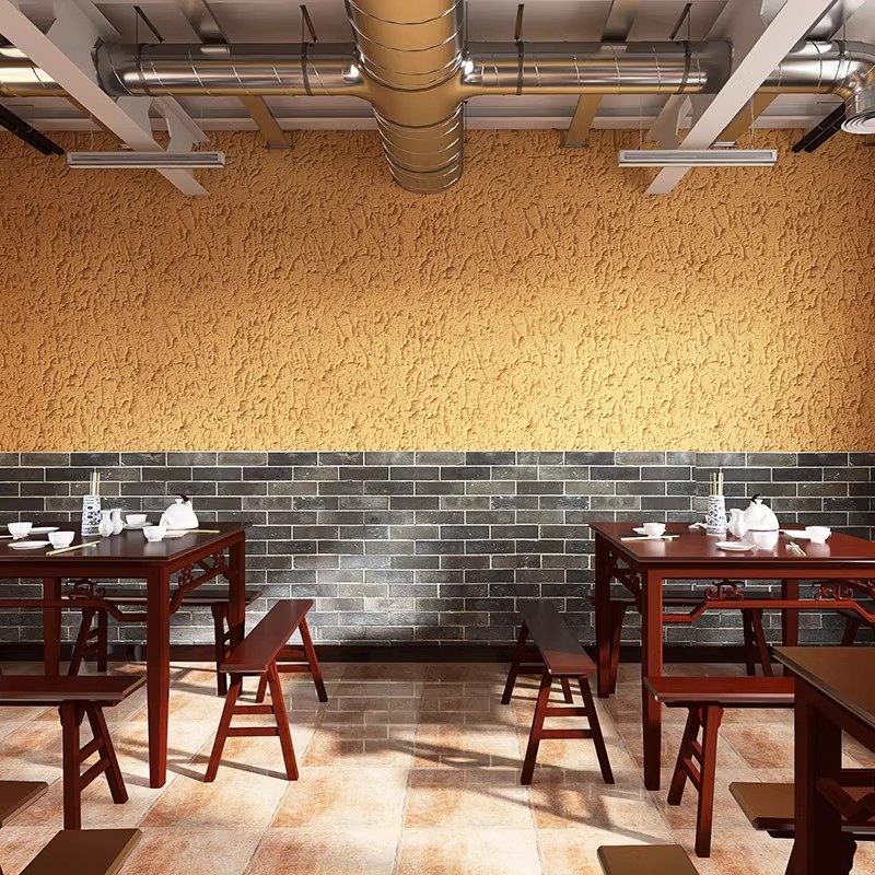 复古怀旧仿农村土墙壁纸中式餐厅火锅饭店包厢装修墙纸工业风壁画,淘宝优惠券,粉丝福利购,淘宝优惠卷