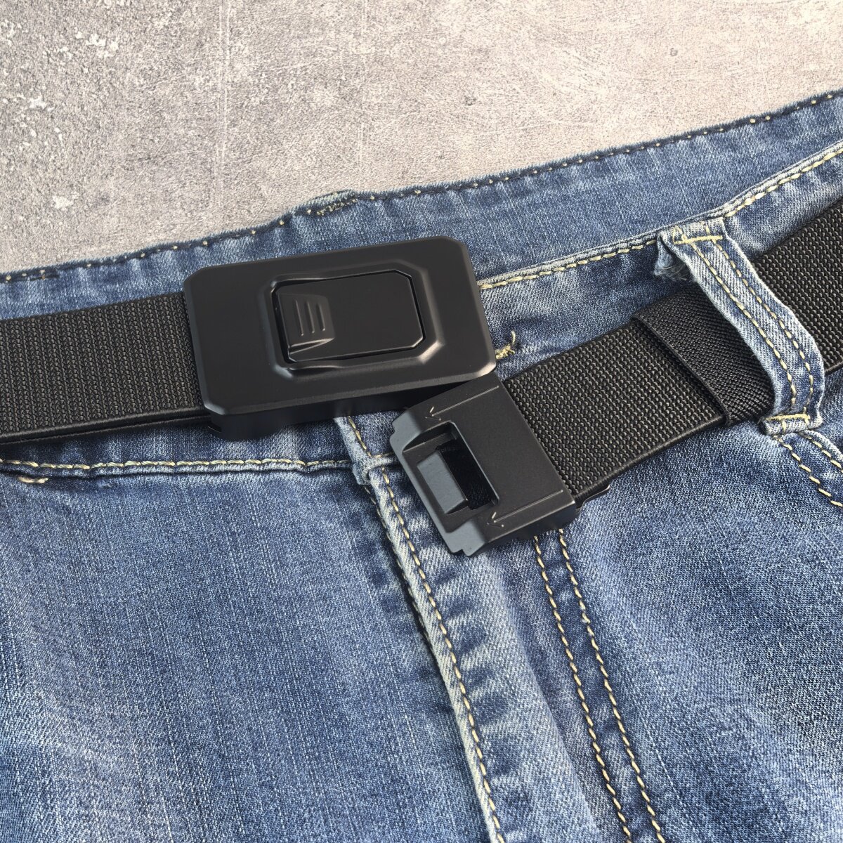 35mm高弹力男士腰带初高中大学生加长松紧带肥佬皮带胖舒适不勒肚