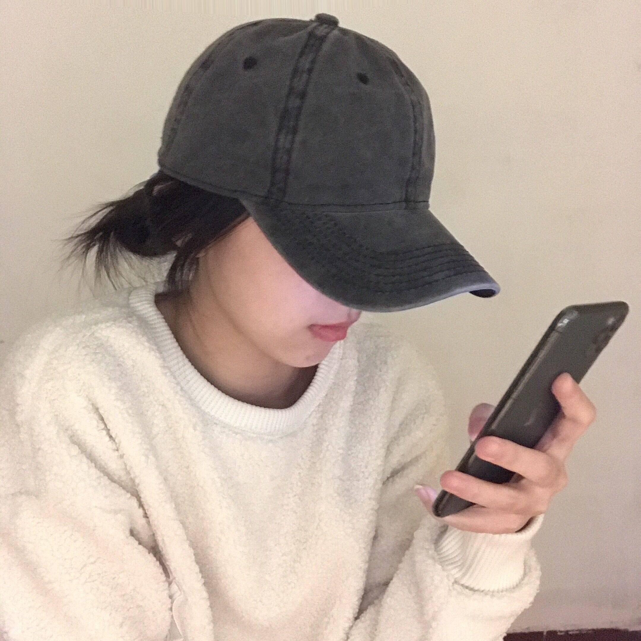 不想洗头~复古水洗潮酷美式百搭情侣鸭舌棒球帽软顶男女ins防晒帽,淘宝优惠券,粉丝福利购,淘宝优惠卷