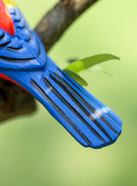 清库存款木质鸟摆件创意手工木雕鸟礼品摆件家居装饰田园风