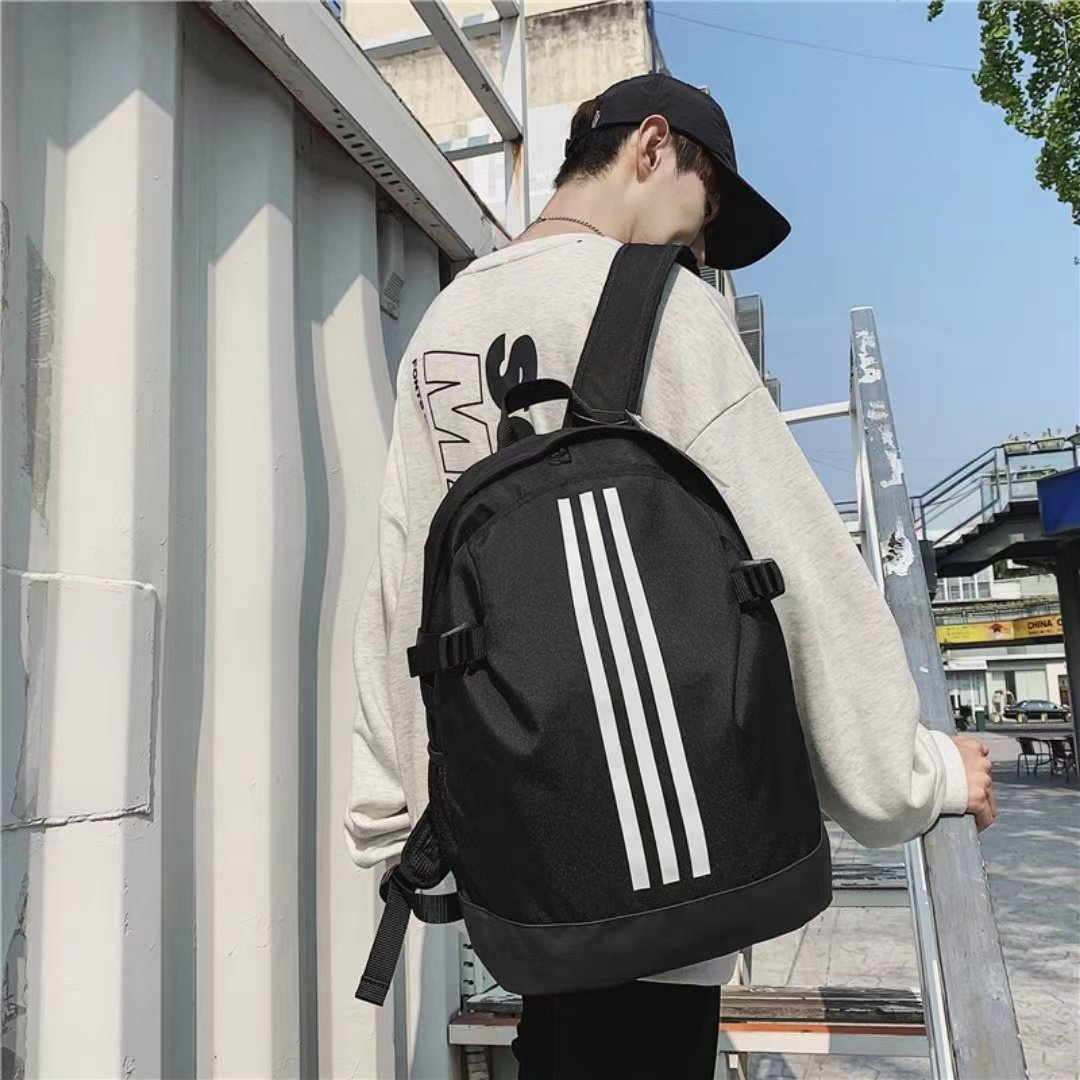 阿迪达斯双肩包男书包中学生 初中生高中女学生校园大容量旅行包