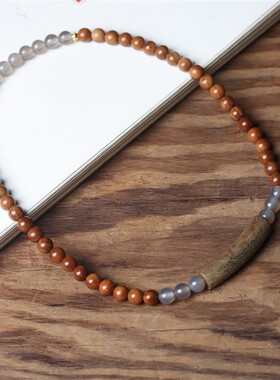 库克手串五条经文设计款双圈手链男女DIY半镯佛珠菩提子手串饰品