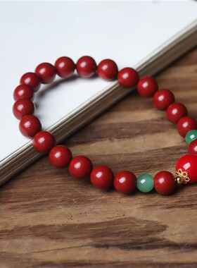 花蕊夫人合香珠手串天然玫瑰中药草本泥珠古法手炼盘玩冷凝手捻珠