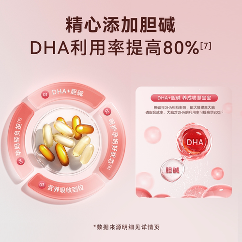 【优惠套装】美好蕴育润康+维生素D钙片组合DHA孕妇专用营养元素 - 图2