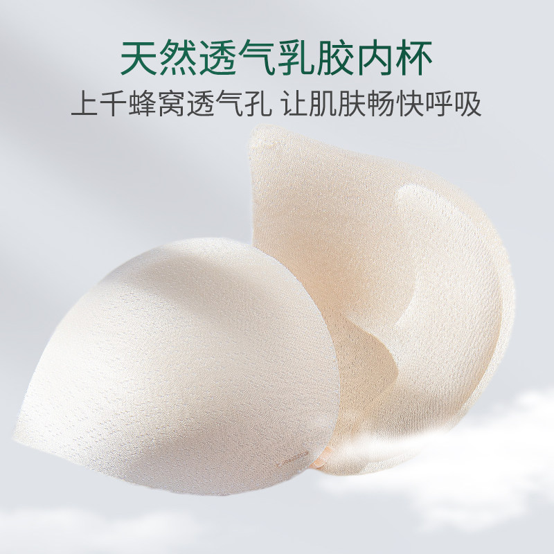 怀孕期乳胶哺乳收副乳聚拢薄款内衣 南极人书仪哺乳文胸