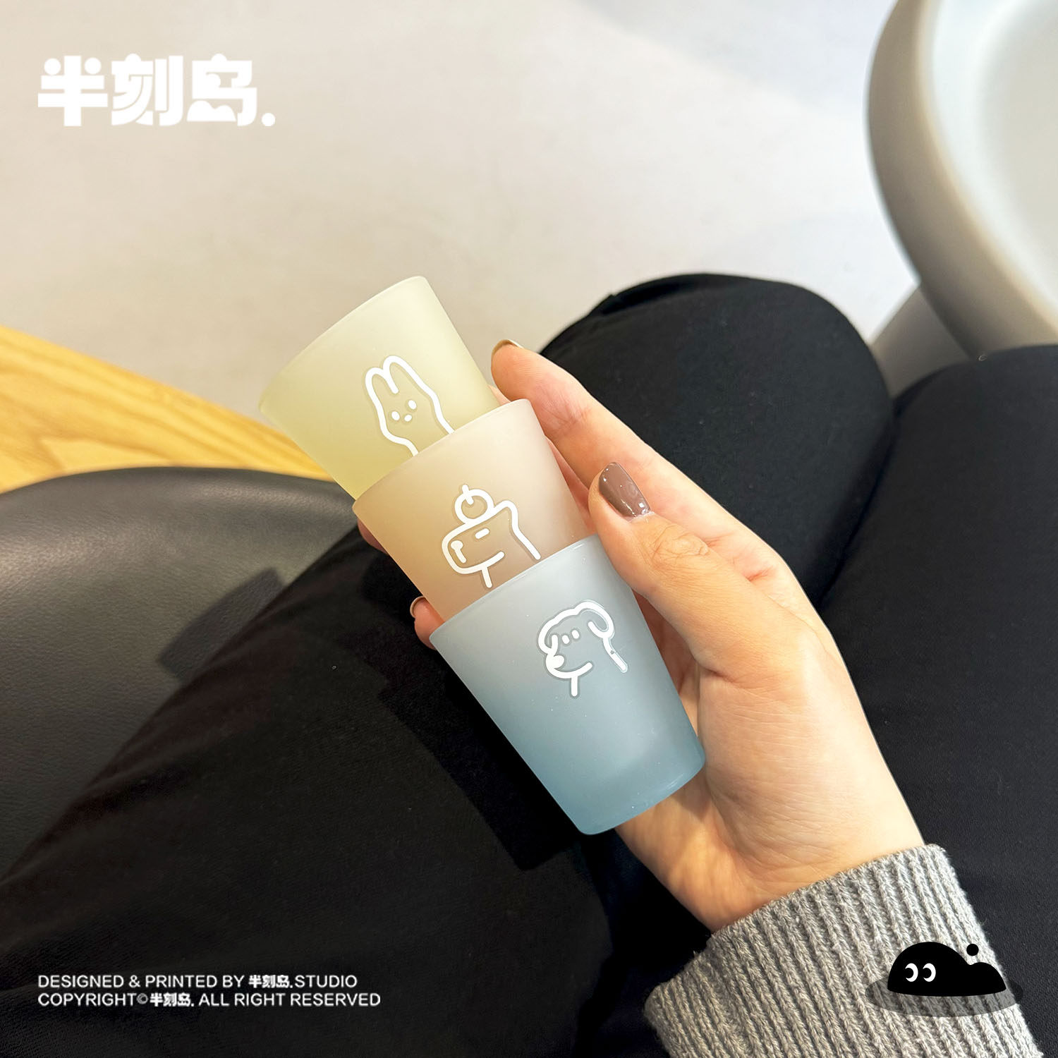 半刻岛 原创一口杯可爱子弹杯shot杯烧酒清酒杯白酒杯礼物韩系ins,淘宝优惠券,粉丝福利购,淘宝优惠卷