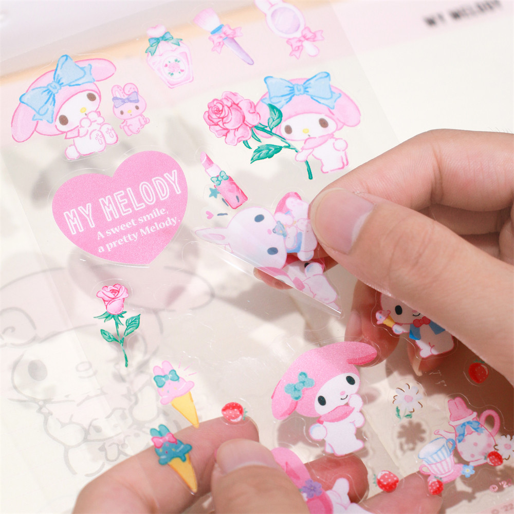 广博三丽鸥联名过新年玉桂狗可爱卡通手账画库洛米手机壳装饰贴纸,淘宝优惠券,粉丝福利购,淘宝优惠卷