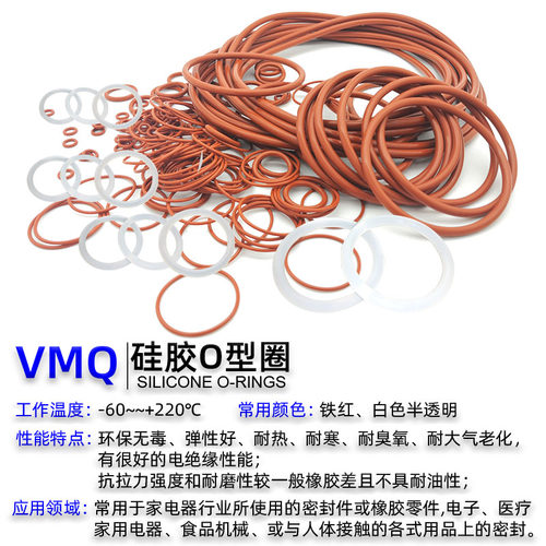 o型密封圈硅胶耐高温10 10.5 11 11.5 12 12.5 13 1.35 14 14.5 2 - 图0