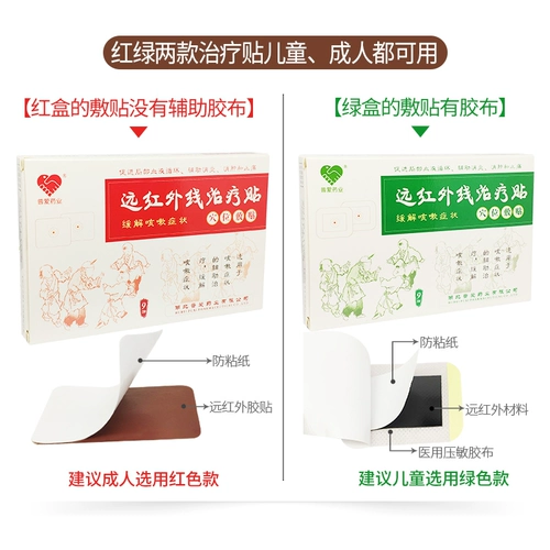 Наклейки с дальним инфракрасным кашлем дети, дети, дети, кашель, взрослые из фармацевтических препаратов, наклейки с пожилыми акупунтами