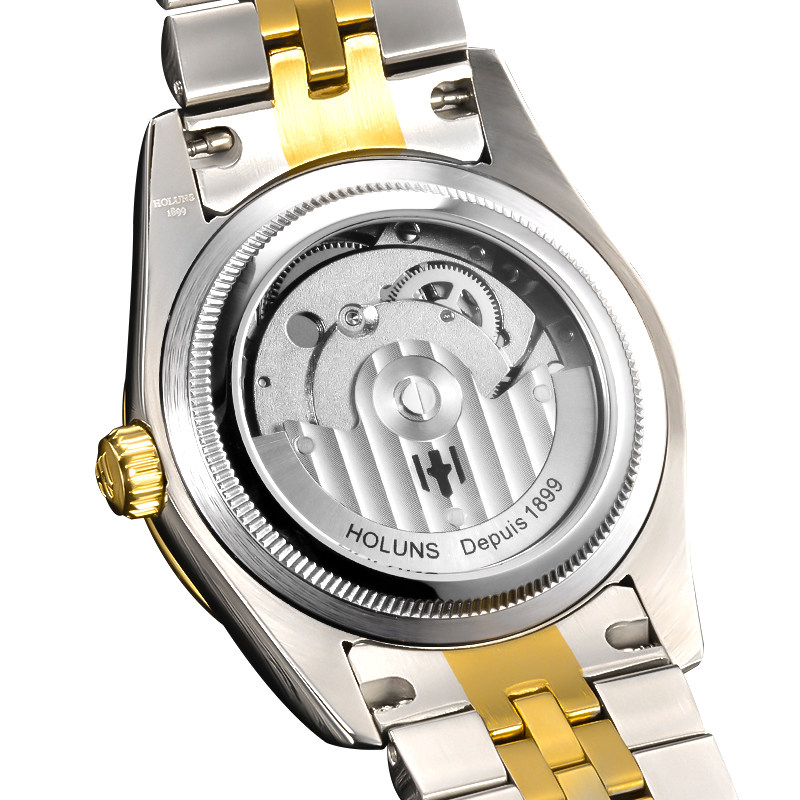 瑞士豪伦诗holuns蚝式男全男士手表 豪伦诗手表国产腕表