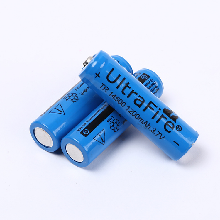 UltraFire LC 14500电池1200mAh3.7V手电筒专用5号充电小电池耐用 - 图1