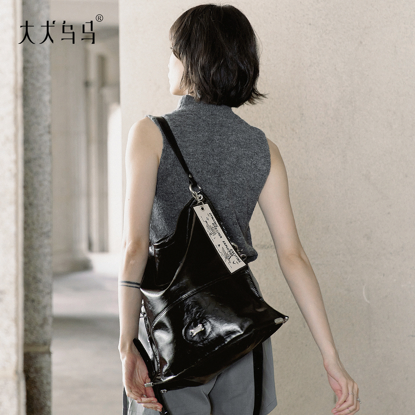 大犬乌马·燕尾包2026新款设计师品牌大容量单肩包高级质感斜挎包,淘宝优惠券,粉丝福利购,淘宝优惠卷