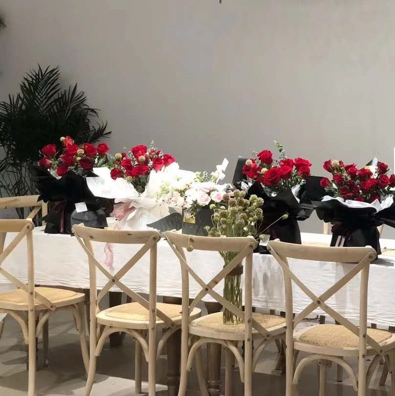 美式实木艺术休闲椅家用背叉椅子法式靠背椅北欧餐厅椅复古餐桌椅,淘宝优惠券,粉丝福利购,淘宝优惠卷