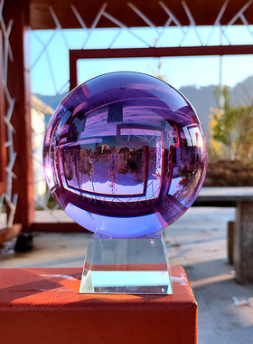 高档办公室水晶球摆件家居装饰客厅摆设白透明玻璃球魔术球摄影球