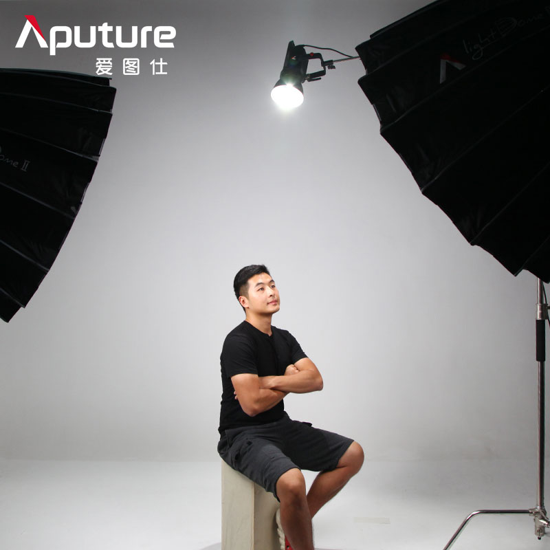 Aputure/爱图仕LS C 300d II 三灯摄影摄像补光套装商业人像广告微电影访谈会议淘宝抖音直播视频录制拍摄 - 图0