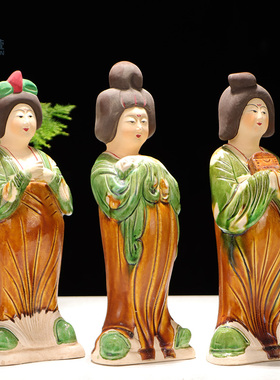 博艺萱唐三彩摆件小胖妞