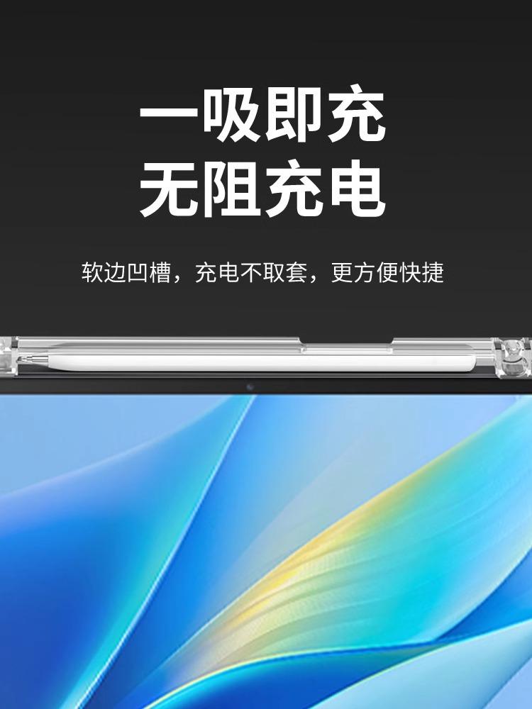 适用新款vivopadAir平板保护套11.5寸三折笔槽oppopad2保护壳11.61寸防摔iqoo12.1寸皮套Air10.36寸透明13寸 - 图2