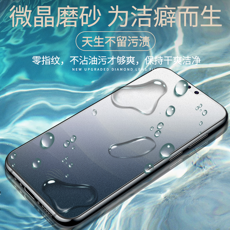 适用vivo S12磨砂水凝膜vivos12pro钢化软膜全屏覆盖vivi手机贴膜por全包边防指纹手汗游戏贴膜曲屏抗蓝光 - 图2