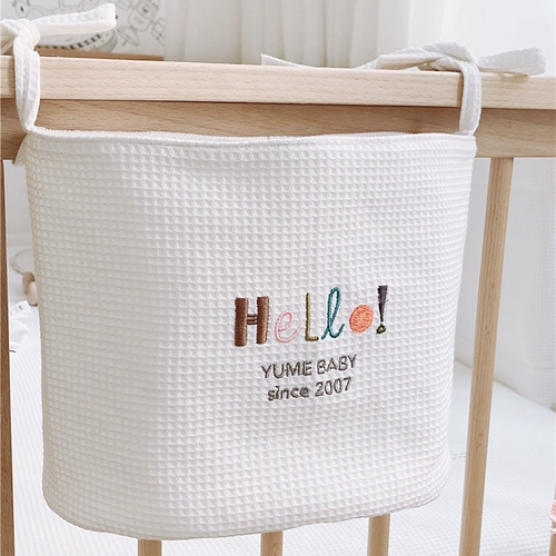 爱予宝贝 Хлопковая трехмерная сумка-органайзер, кроватка, портативный подвесной органайзер, косметичка, с вышивкой