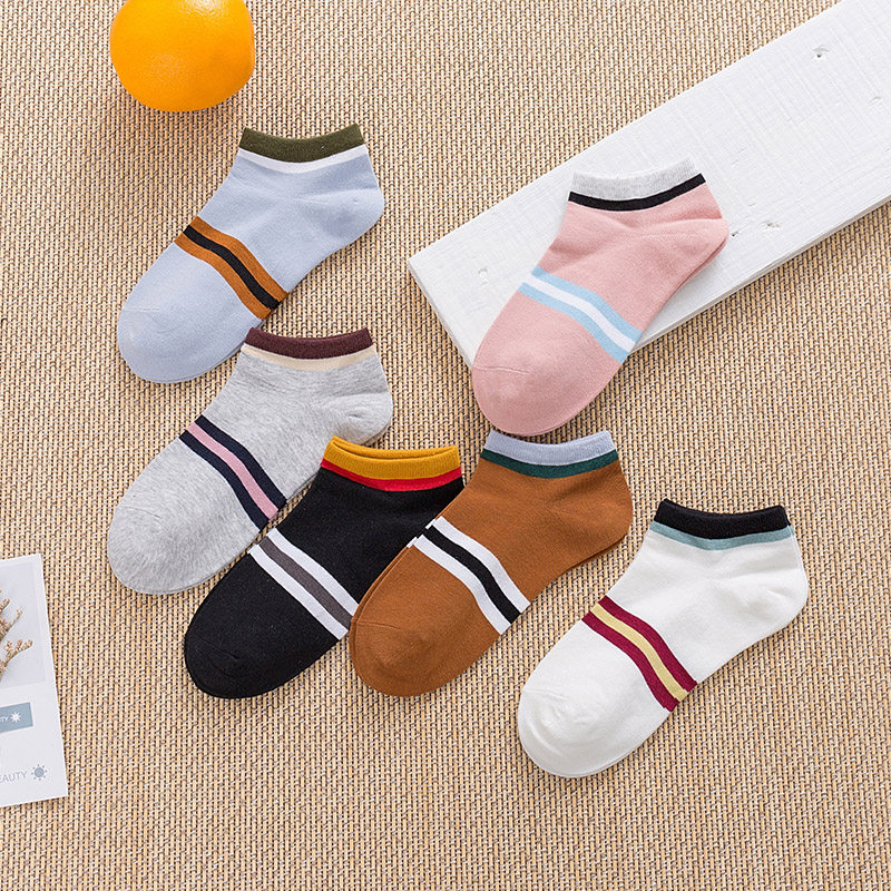 17棉浅口隐形防滑夏季字母潮女短袜 萍琦短袜/打底袜/丝袜/美腿袜