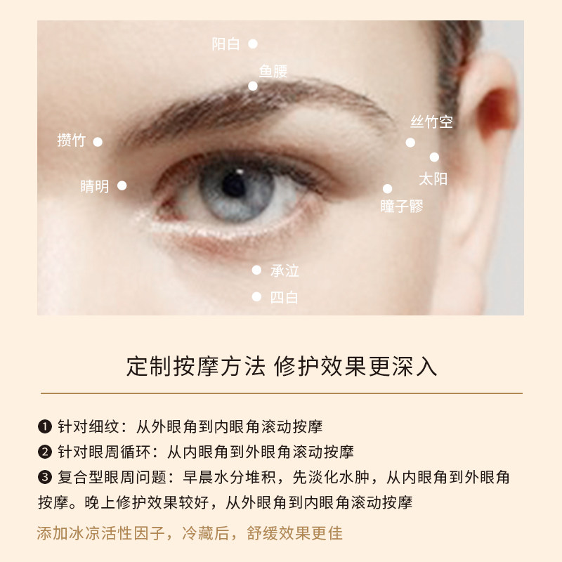 gemcore /珈蔻眼部修护滚珠按摩霜 GEMCORE眼部精华