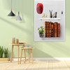 Perforated board shelf mobile phone accessories universal wall accessories