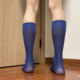 Blue stockings long tube men's sexy business socks thin