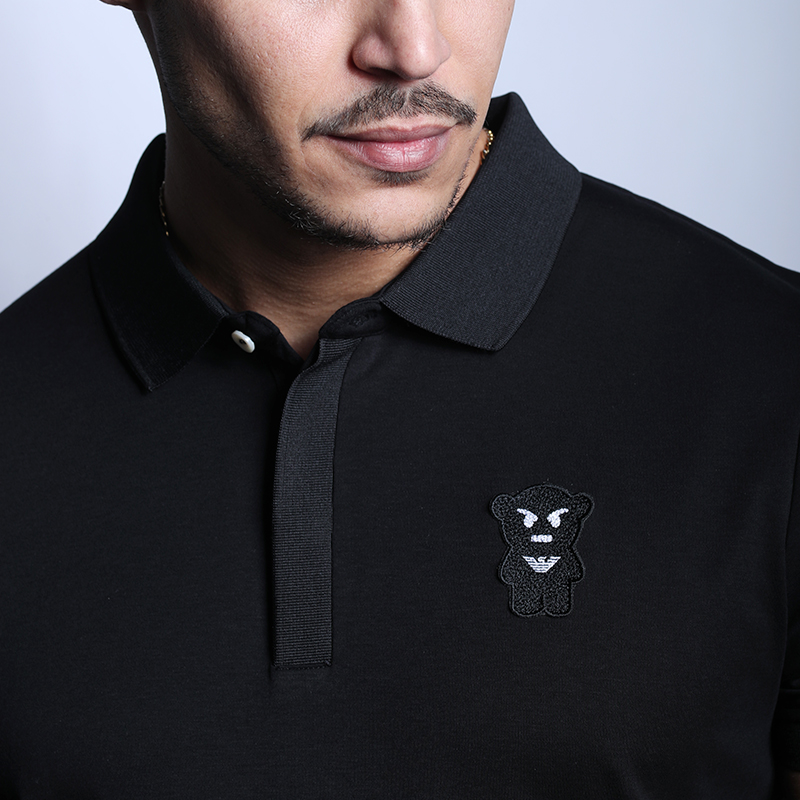 armani /阿玛尼ea小熊简约男polo衫 福熙海外Polo衫