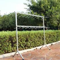 Thickened Swing Stall Shelf Night City Fold Rack Swing Ground Stall Hanger Clothes Hanger Clothing Display Clothes Hanger Single Pole