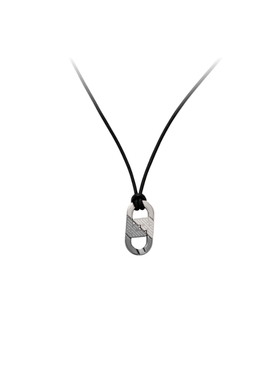 Armani阿玛尼环扣系列双色项链