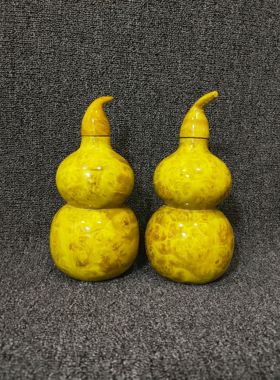 黄金樟葫芦大叶楠木玄关电视柜