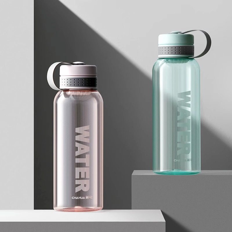茶花水杯运动夏季大容量女男生水壶儿童杯子塑料学生杯便携耐高温