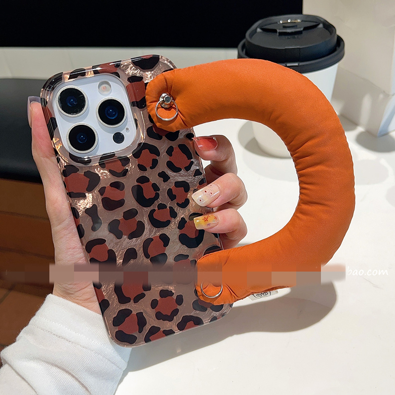 适用vivos30s20手机壳s19s18s17秋冬豹纹s16s15e充棉腕带s12s10可背斜挎s9s7复古z3s6s5小众高级s1pro新T1T2x - 图2