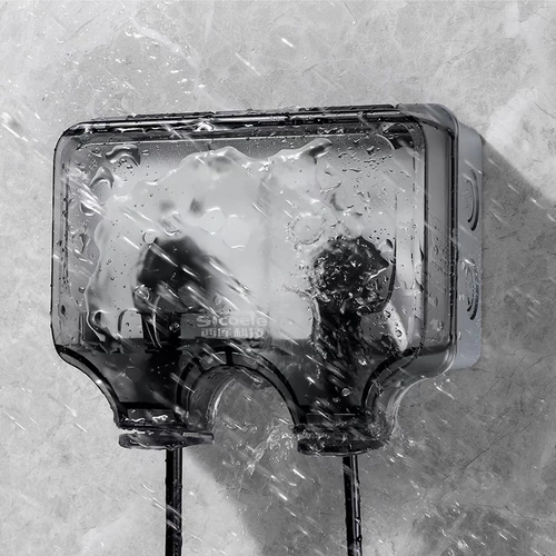 Водонепроницаемое гнездо в ванной комнате защитная крышка туалетной комнаты тянет два наружных дождевых коробки.