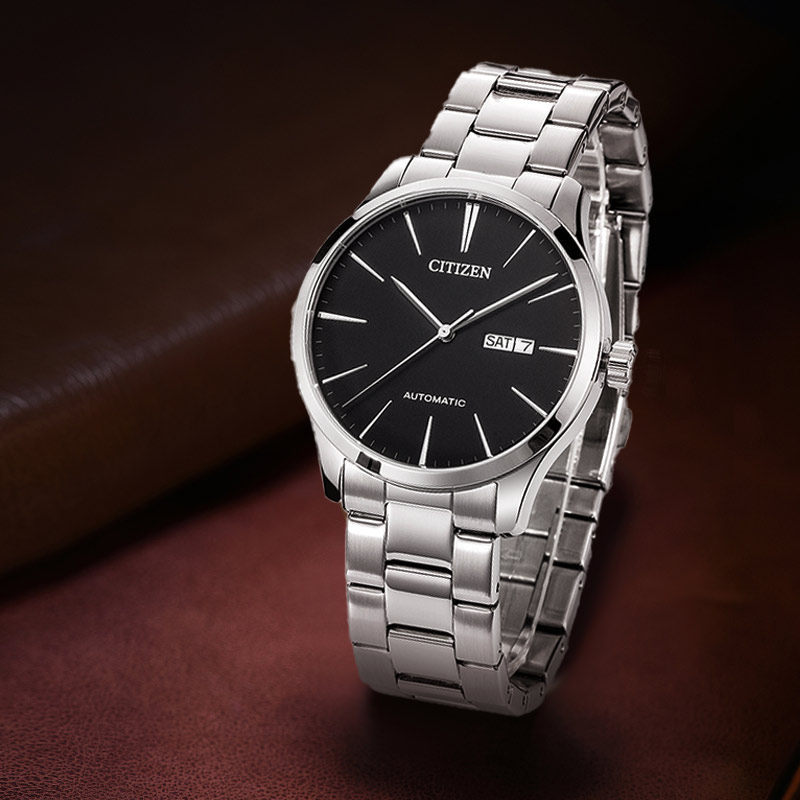 Citizen西铁城手表男自动机械经典双历商务钢带腕表NH8350-83L Citizen西铁城手表男自动机械经典双历商务钢带腕表NH8350-83L