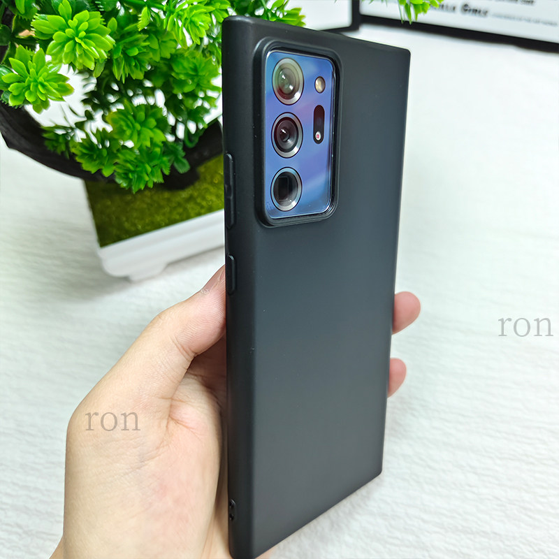 适用三星note20ultra手机壳samsungnote20u纯色磨砂硅胶N9860保护套n全包防摔galaxynote男uitra女nont外壳潮 - 图0